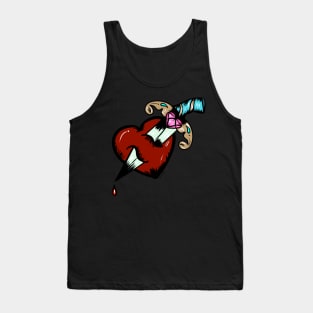 Stabbed In The Heart, and You're to Blame Tank Top